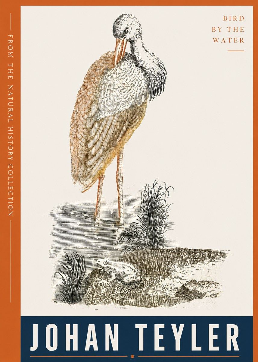 Johan Teyler Bird by the Water No4 - Plakát