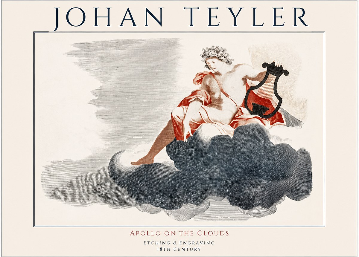 Johan Teyler Apollo on the Clouds No1 - Plakát