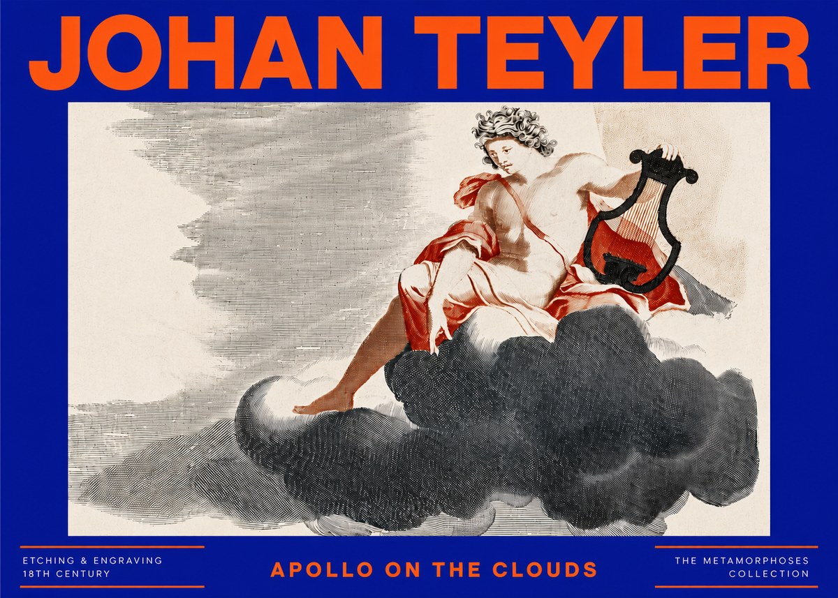 Johan Teyler Apollo on the Clouds No5 - Plakát