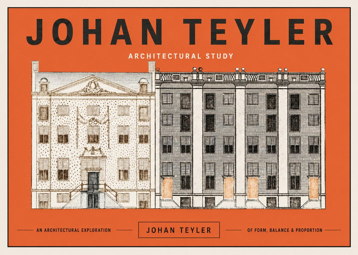 Johan Teyler Architectural Study IV No2 - Plakát
