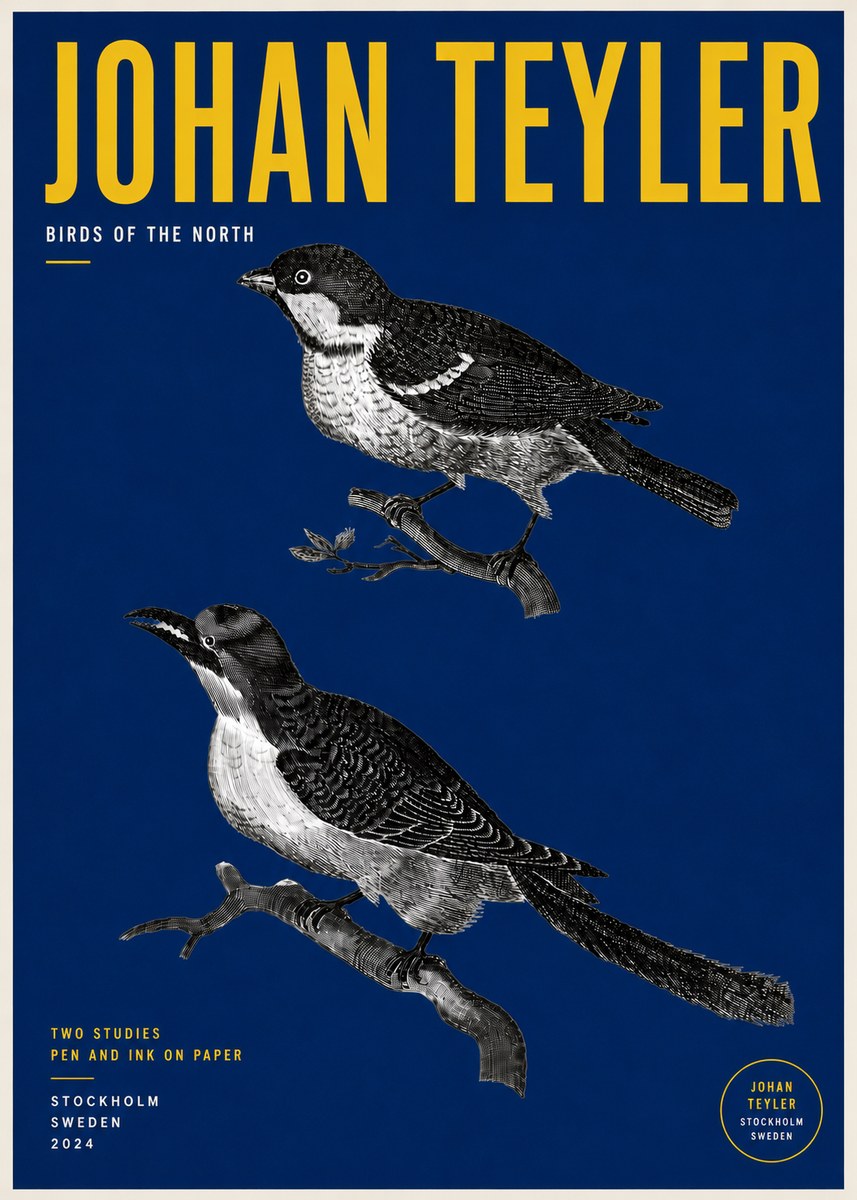 Johan Teyler Two Studies No5 - Plakát