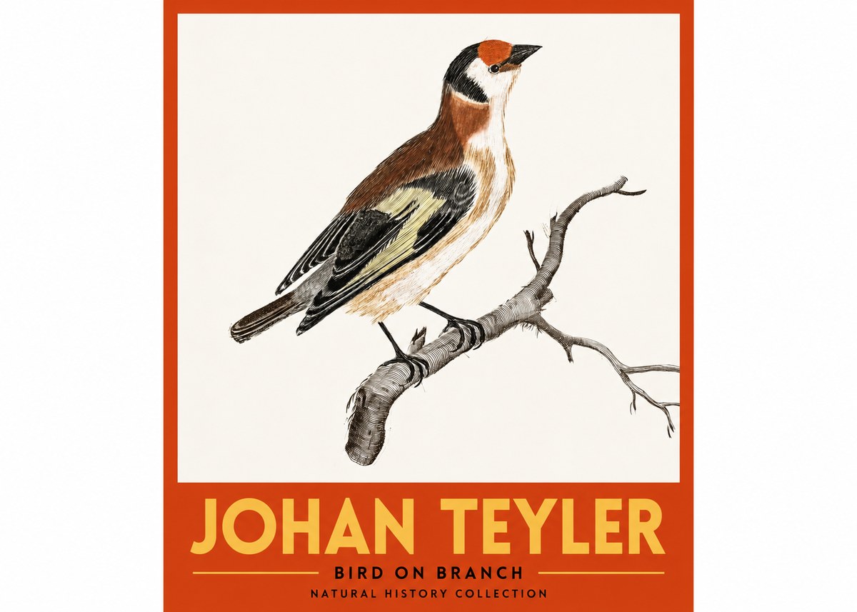 Johan Teyler Song of the Finch No3 - Plakát