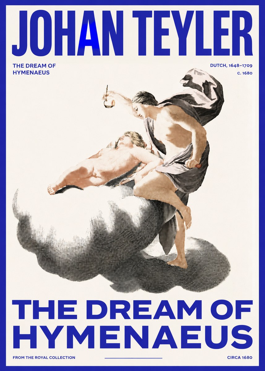Johan Teyler The Dream of Hymenaeus No3 - Plakát