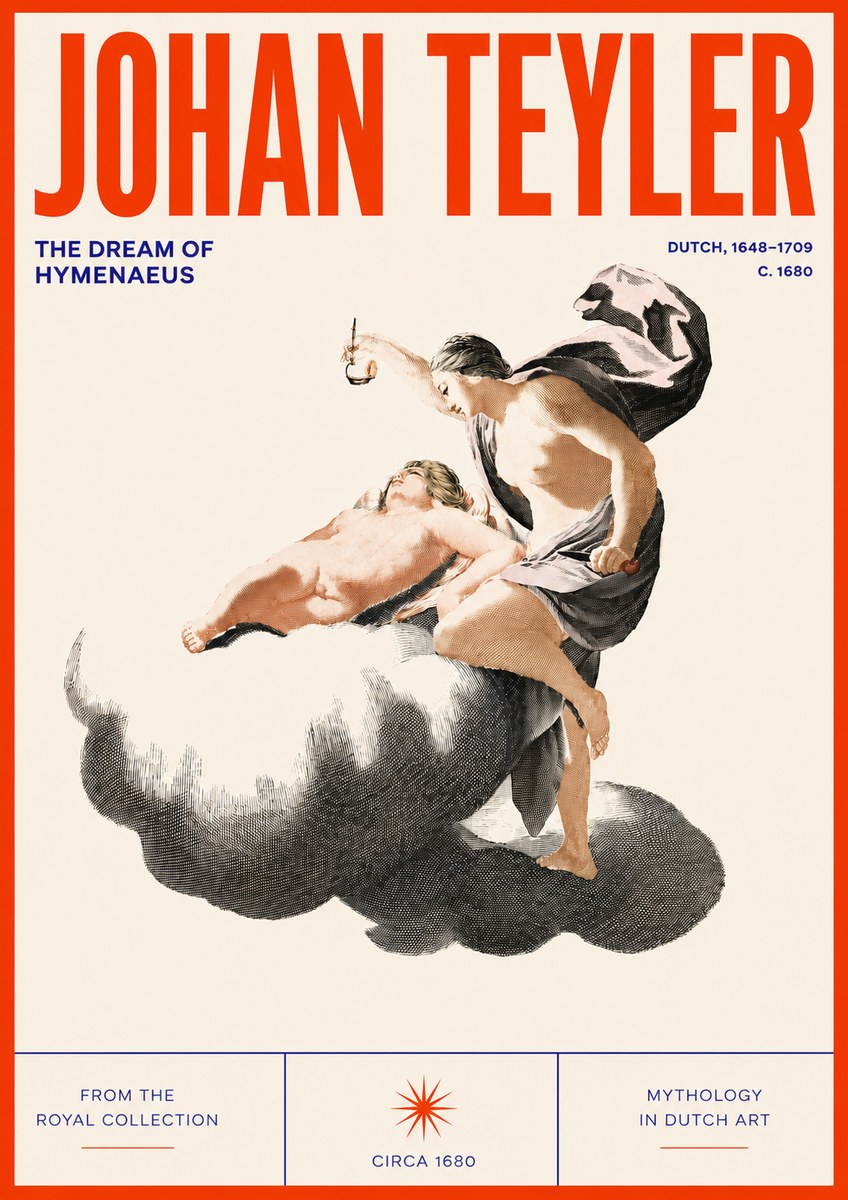 Johan Teyler The Dream of Hymenaeus No5 - Plakát
