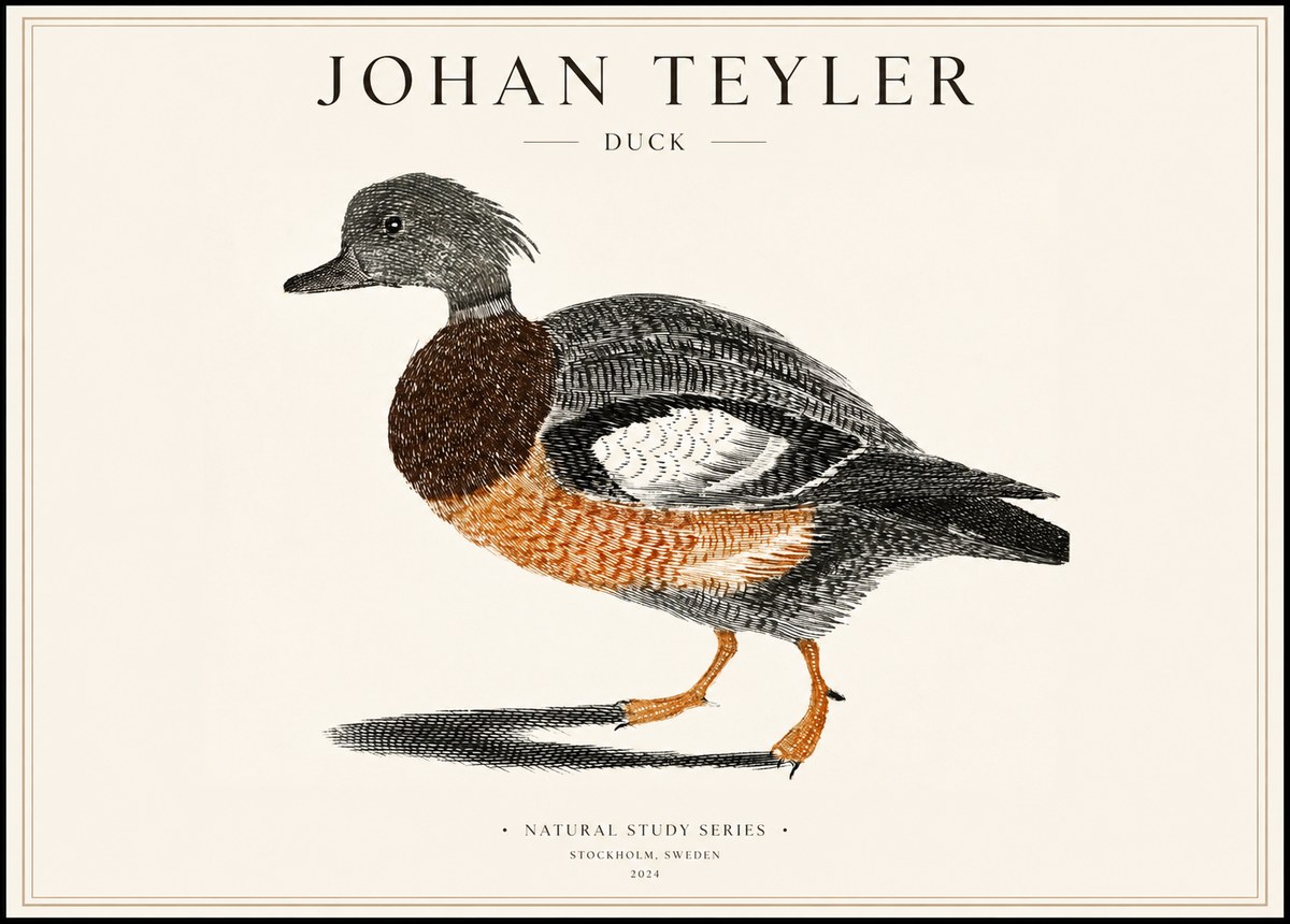 Johan Teyler Duck II No1 - Plakát