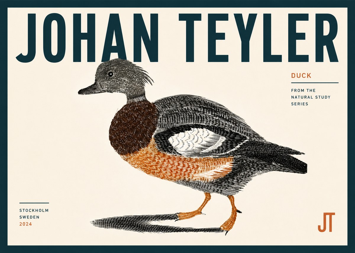 Johan Teyler Duck II No4 - Plakát