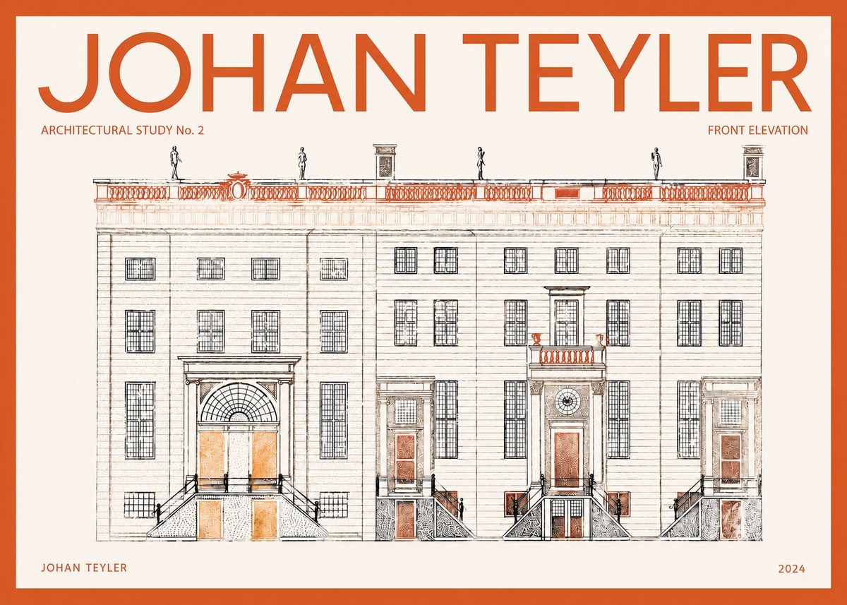 Johan Teyler Architectural Study VI No3 - Plakát