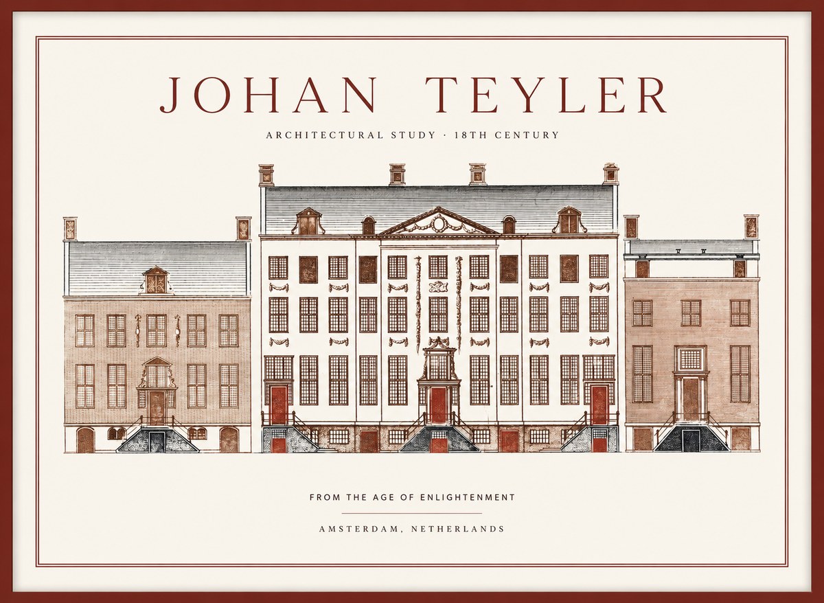 Johan Teyler Architectural Study VII No1 - Plakát