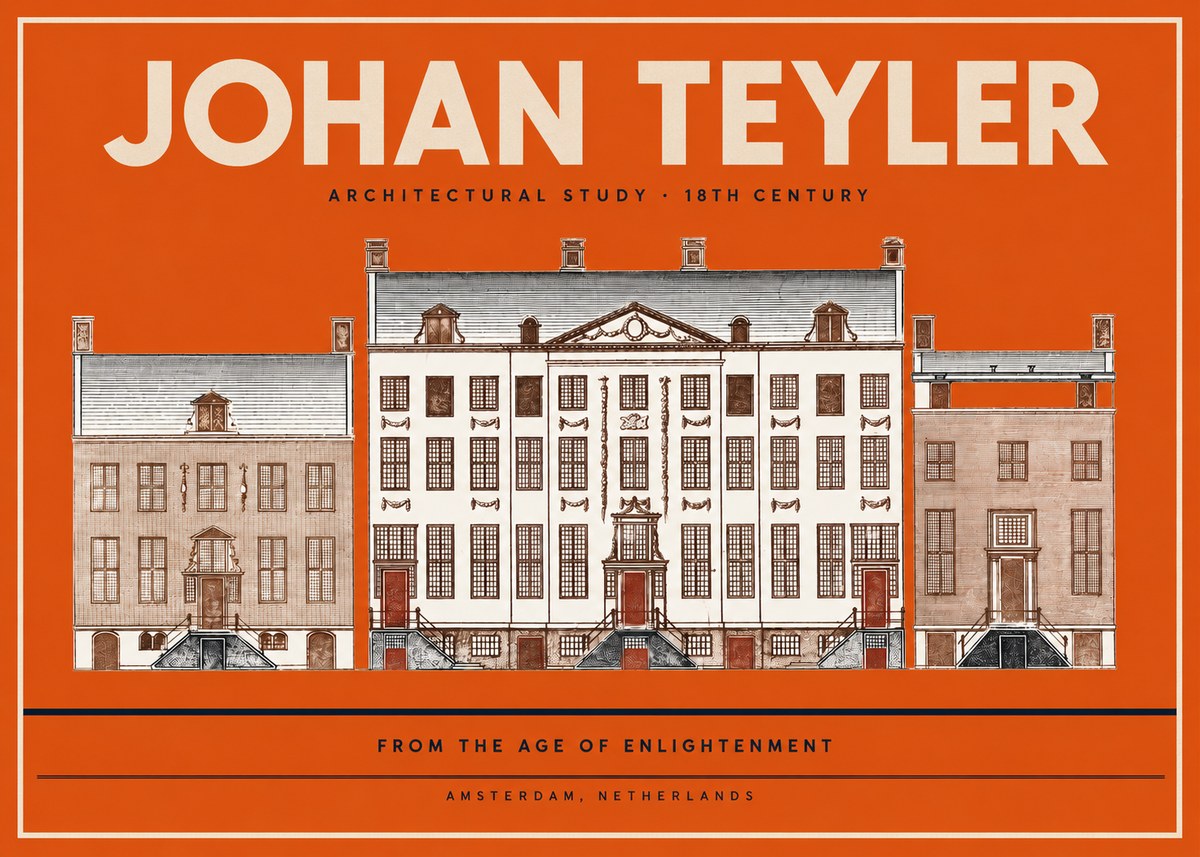 Johan Teyler Architectural Study VII No2 - Plakát