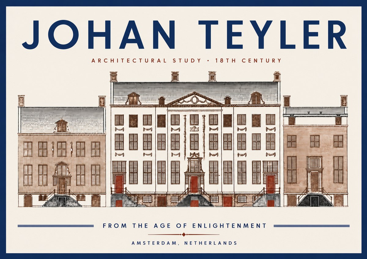 Johan Teyler Architectural Study VII No6 - Plakát