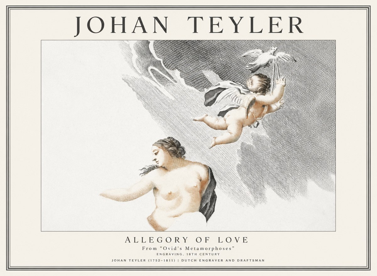Johan Teyler Allegory of Love No1 - Plakát