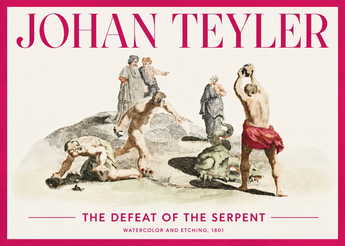 Johan Teyler Study of Ulysses and Polyphemus No4 - Plakát