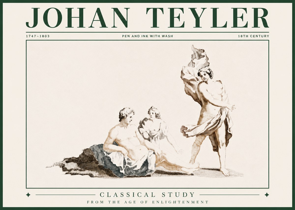 Johan Teyler Classical Study I No3 - Plakát