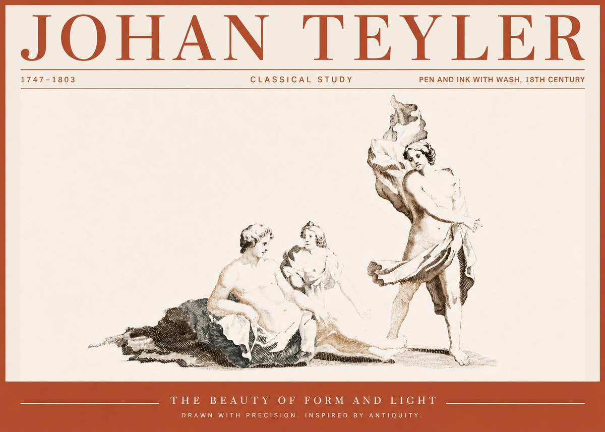 Johan Teyler Classical Study I No6 - Plakát