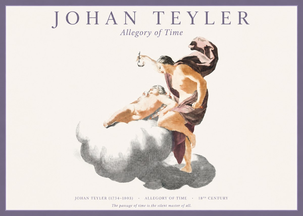 Johan Teyler Allegory of Time No1 - Plakát