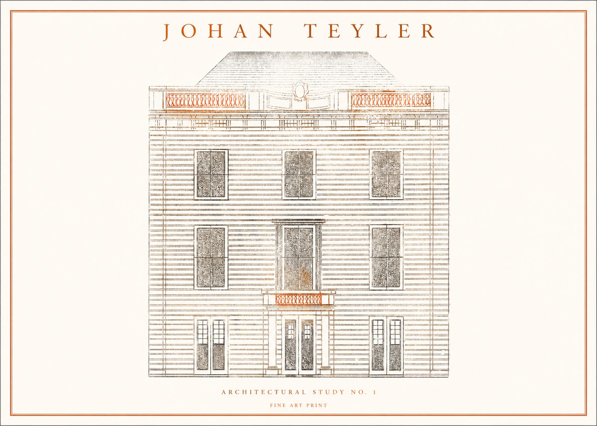 Johan Teyler Architectural Study No. 1 II No1 - Plakát