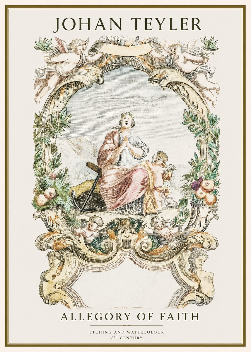 Johan Teyler Allegory of Faith No1 - Plakát