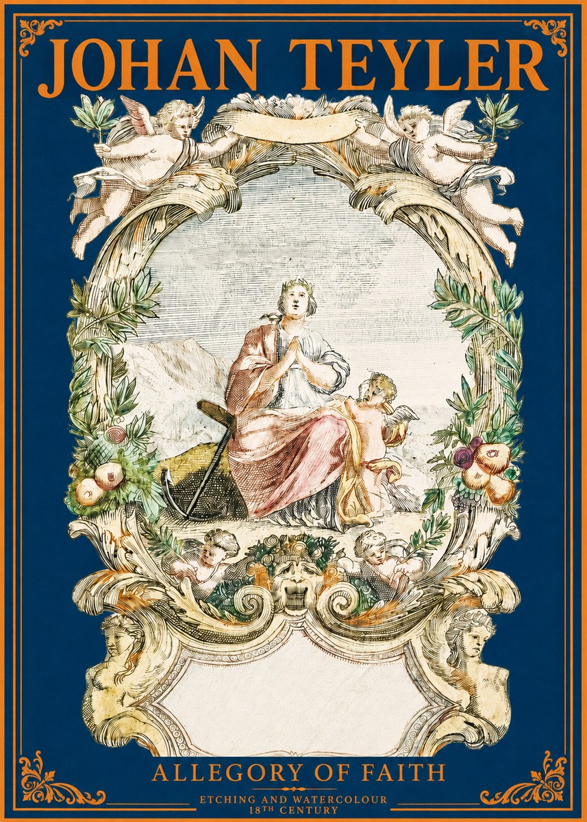 Johan Teyler Allegory of Faith No2 - Plakát