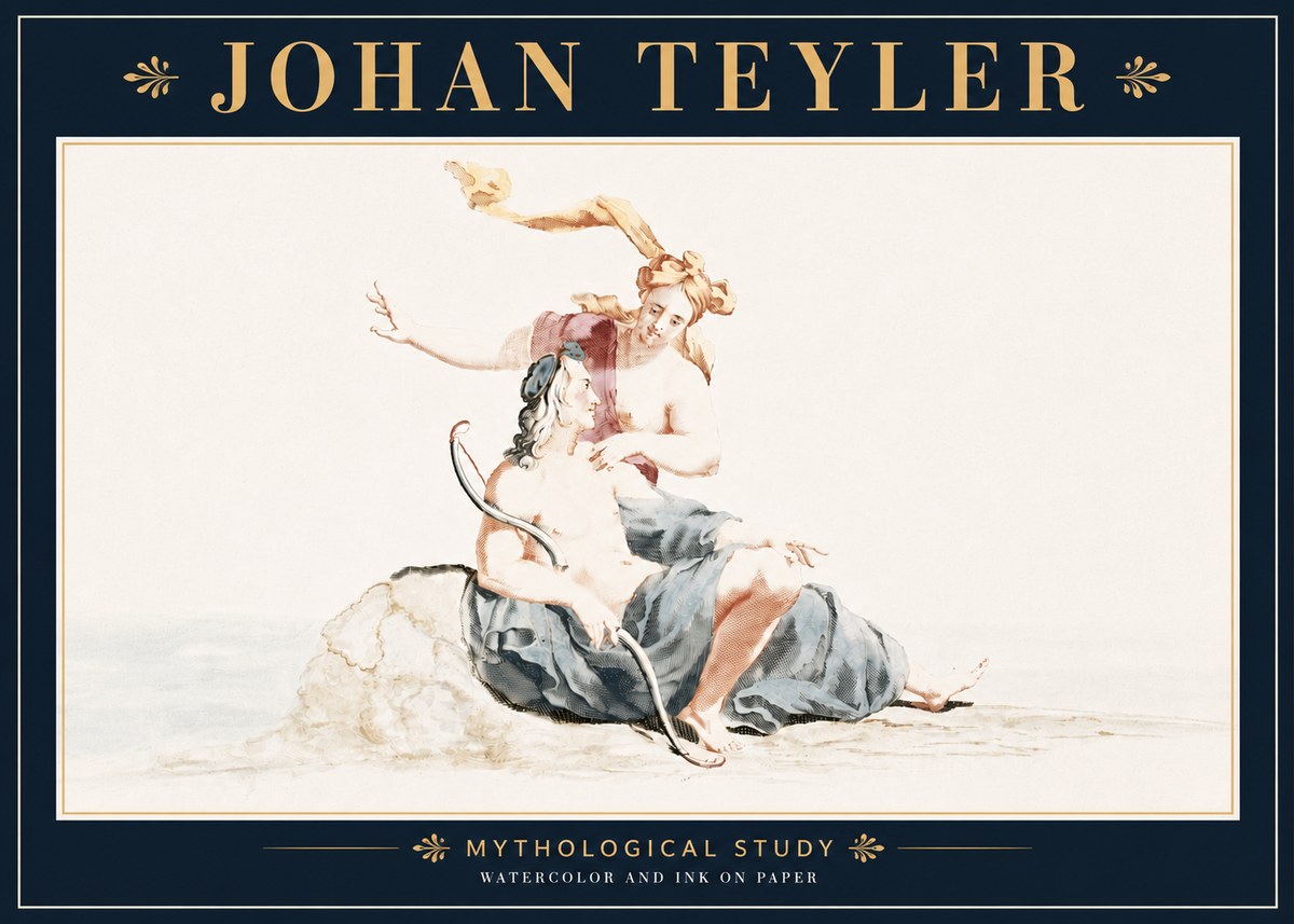 Johan Teyler Mythological Study No5 - Plakát
