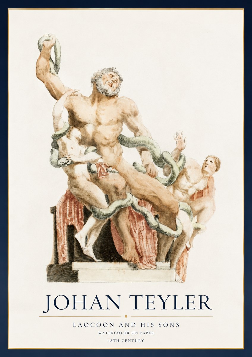 Johan Teyler The Laocoön Group No3 - Plakát