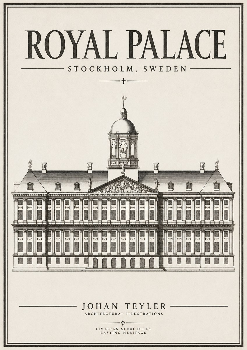 Johan Teyler Royal Palace No2 - Plakát