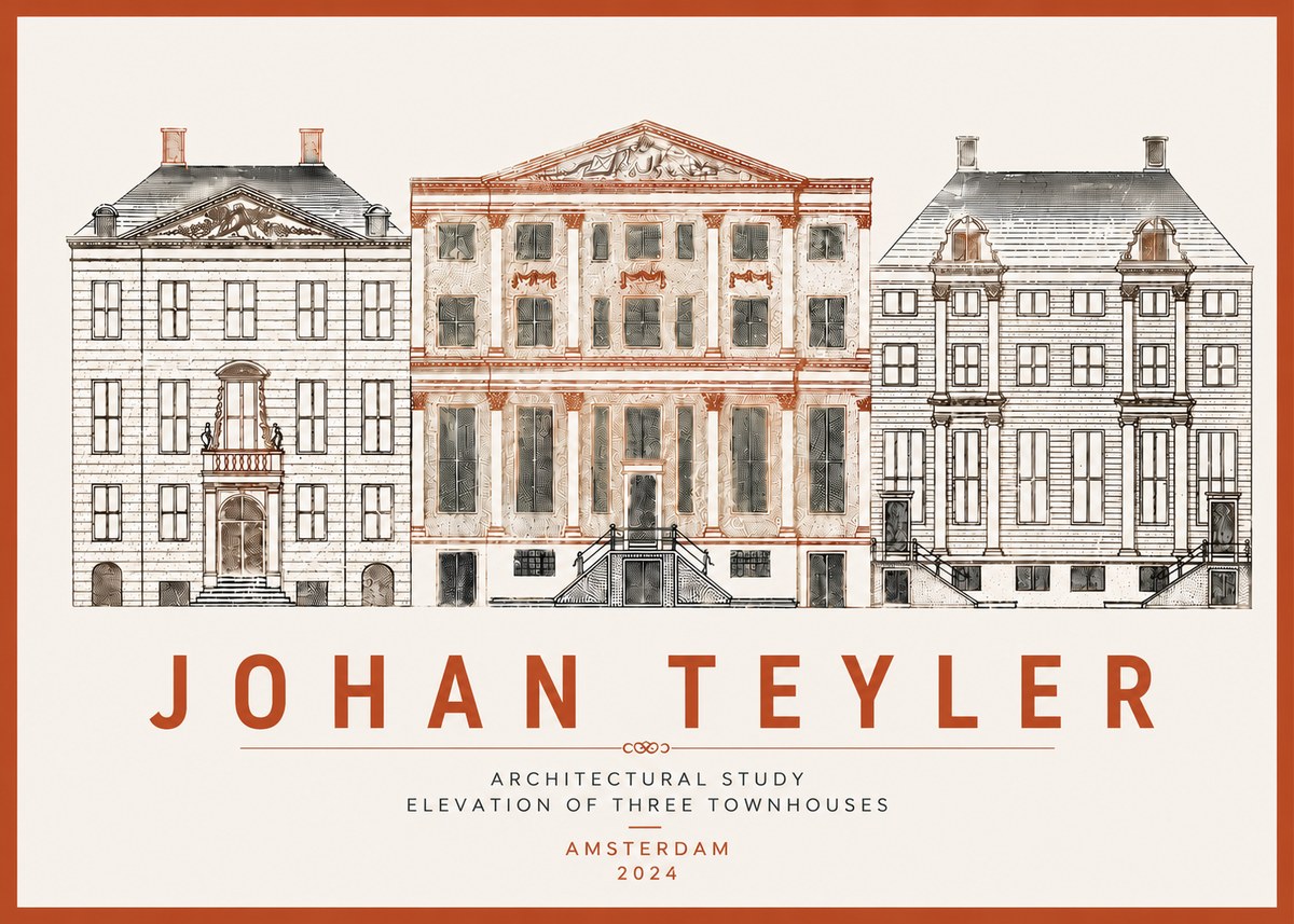 Johan Teyler Architectural Study IX No6 - Plakát