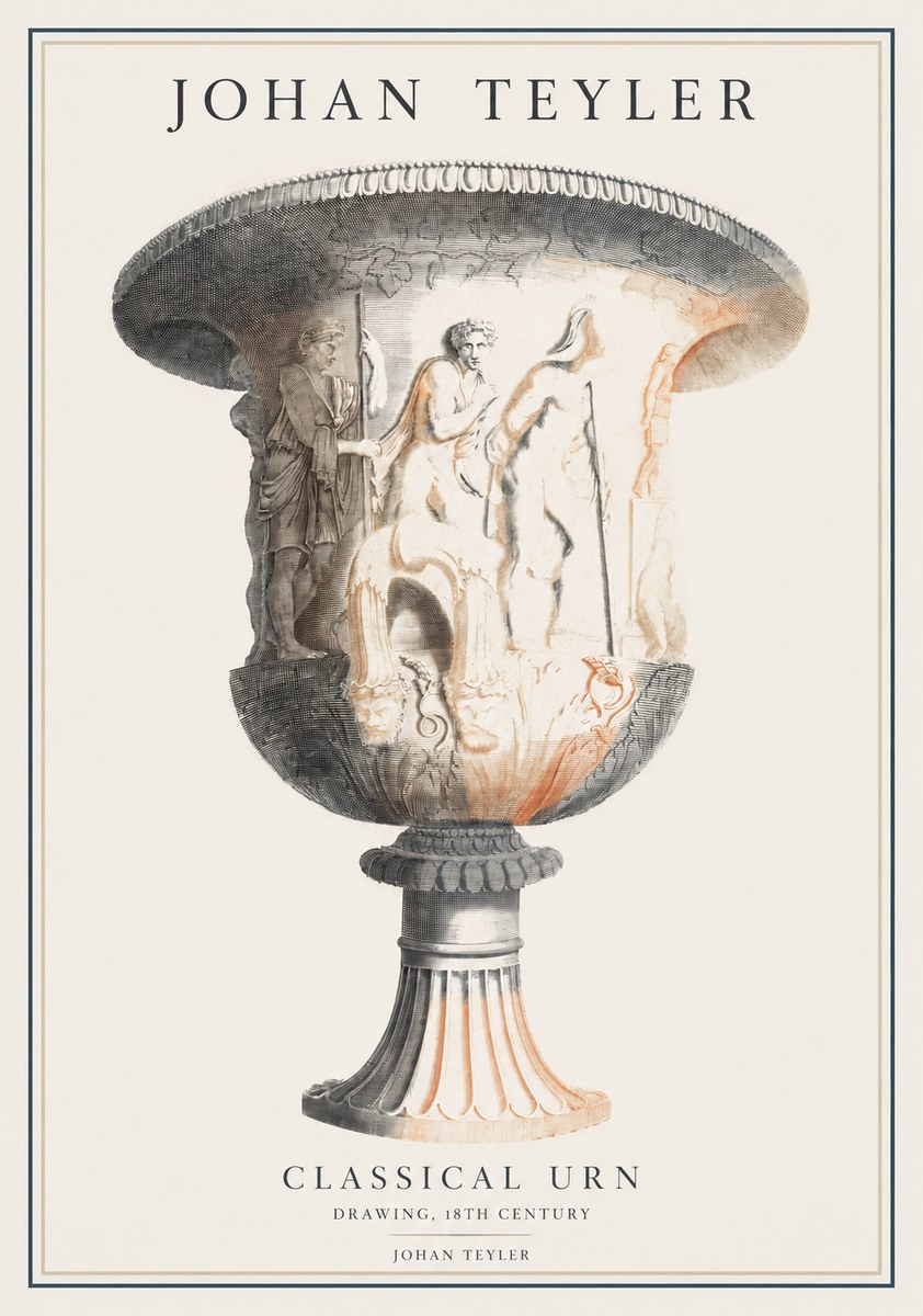 Johan Teyler Classical Urn No1 - Plakát