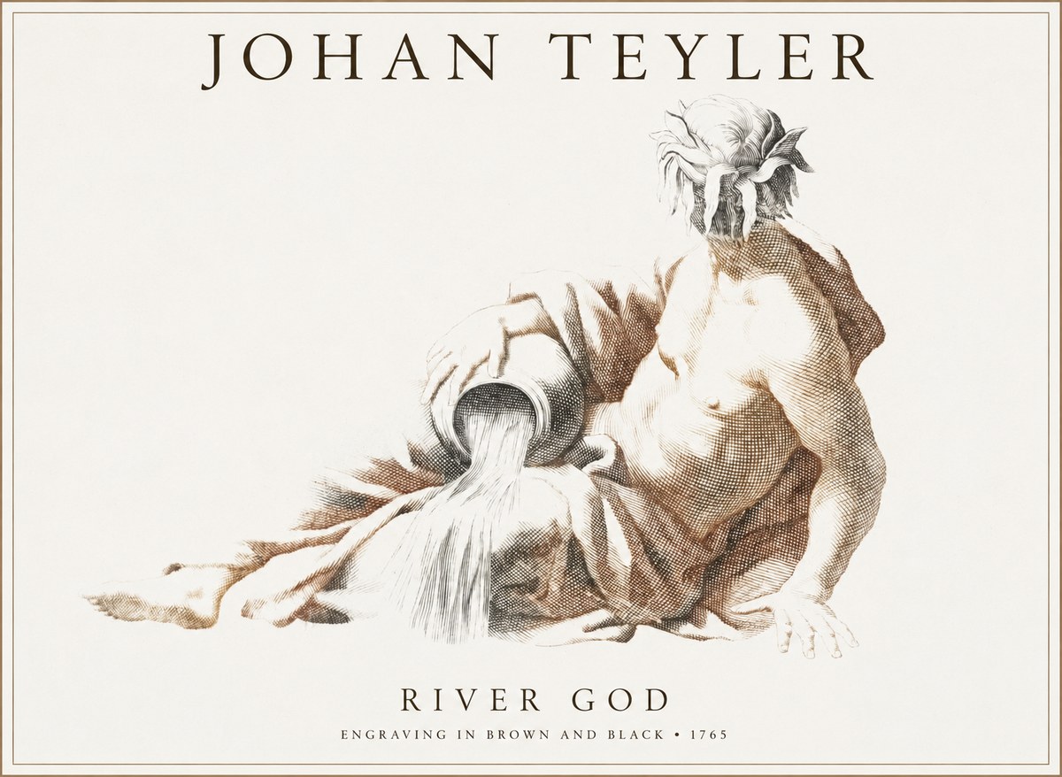 Johan Teyler River God No1 - Plakát