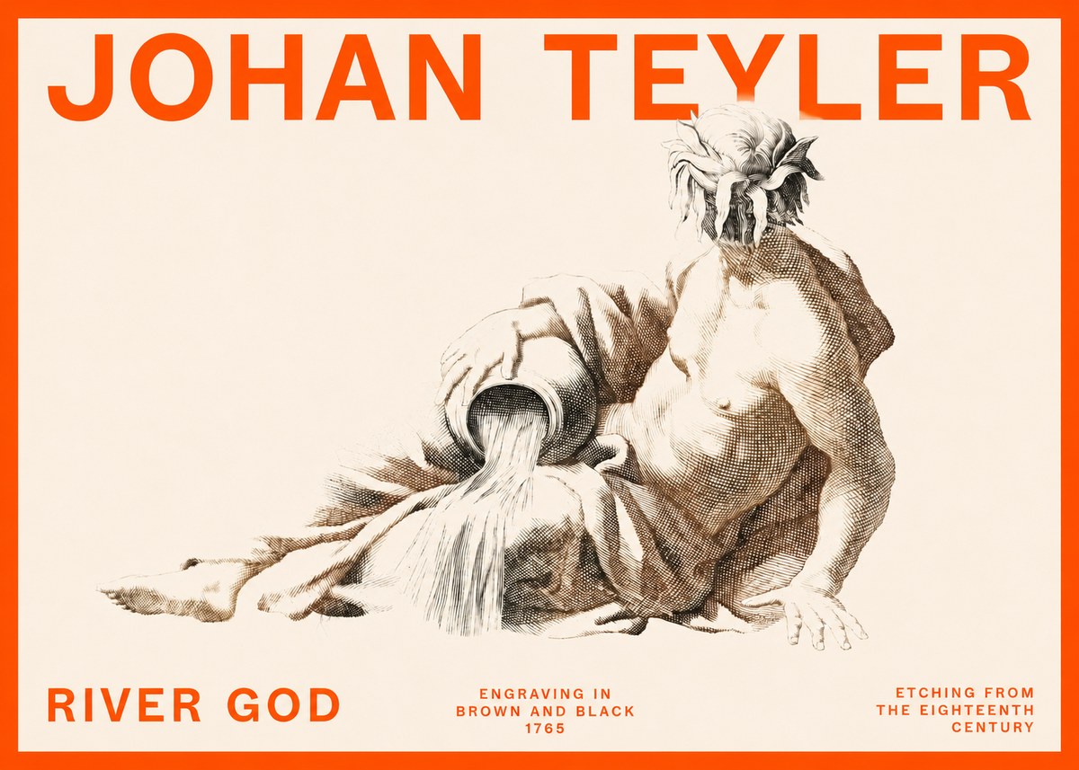 Johan Teyler River God No2 - Plakát
