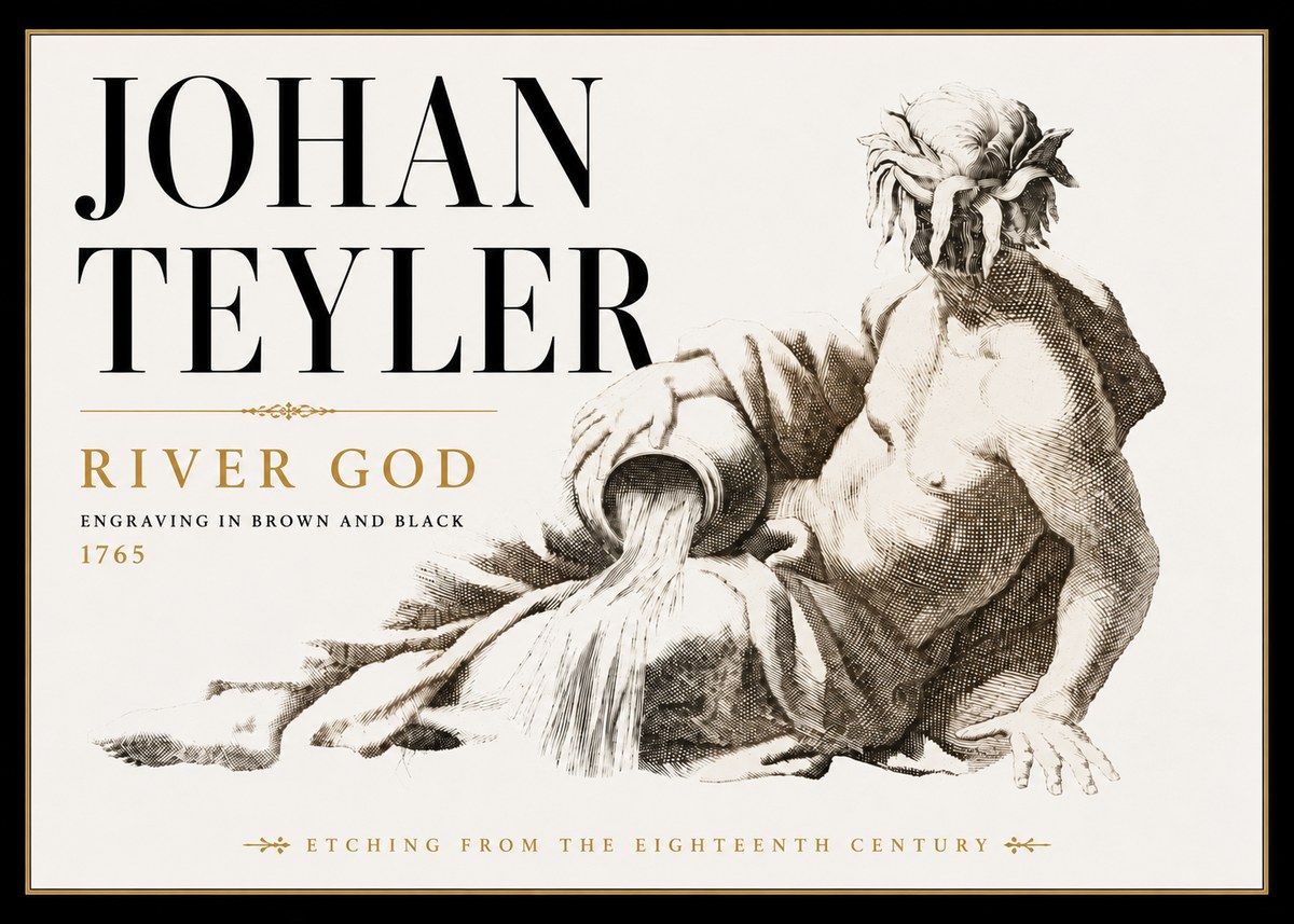 Johan Teyler River God No6 - Plakát