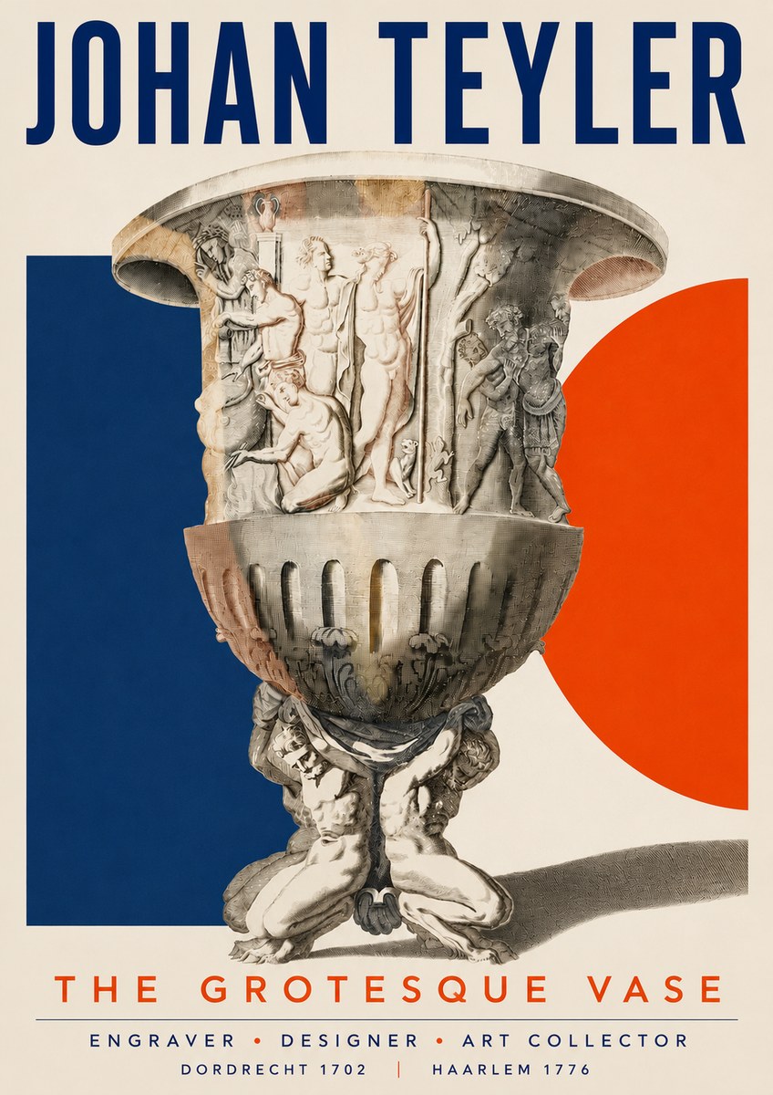 Johan Teyler The Grotesque Vase No4 - Plakát