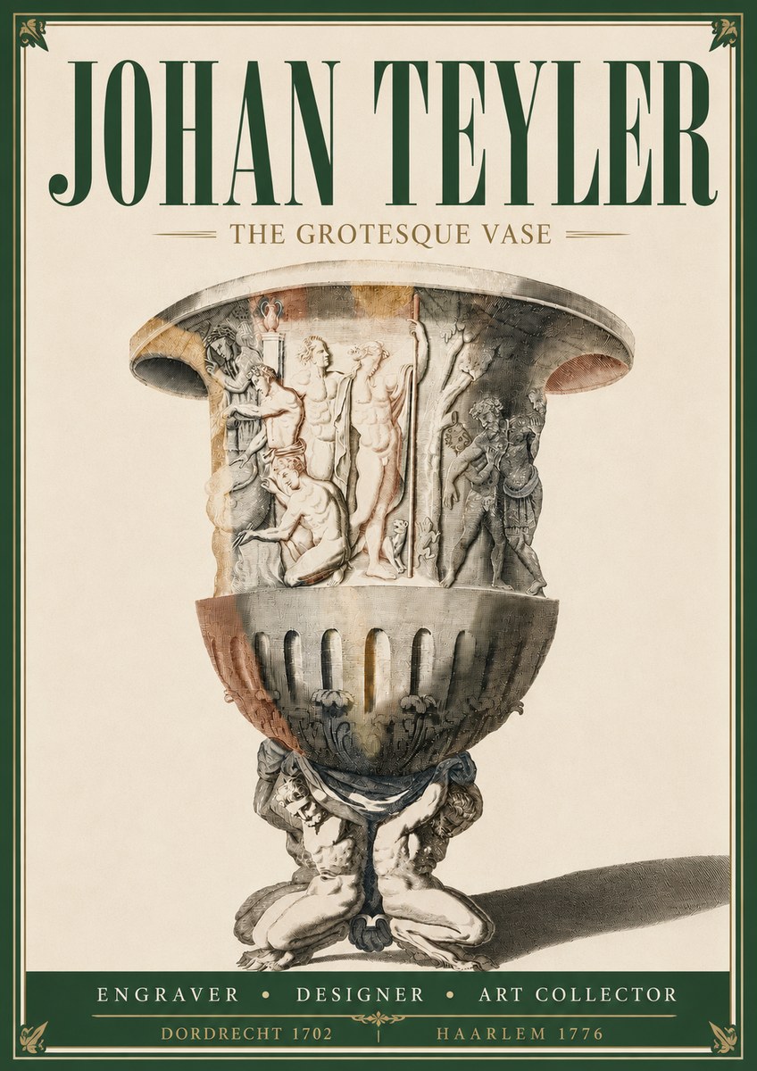 Johan Teyler The Grotesque Vase No5 - Plakát
