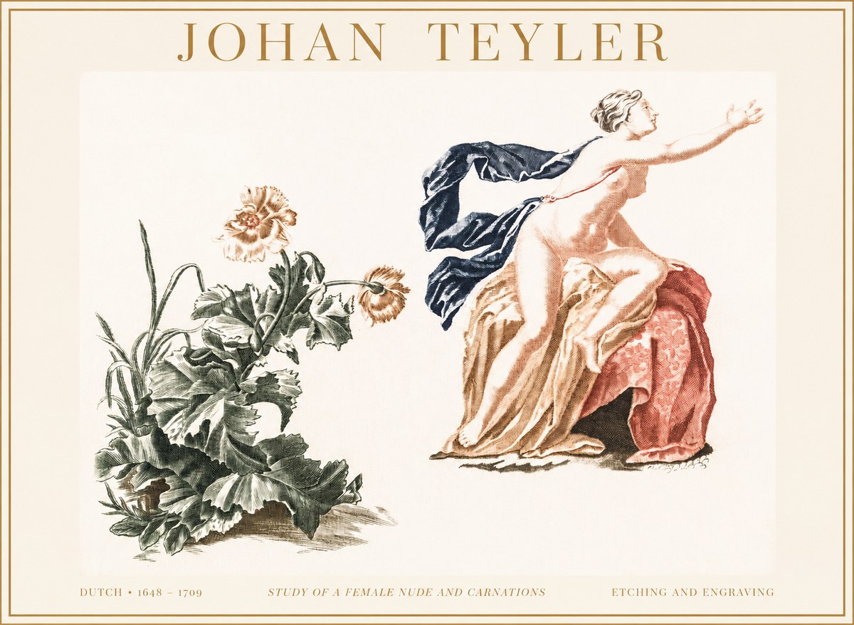 Johan Teyler A Study of Nature and Form No4 - Plakát
