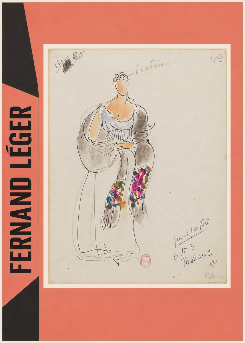 Fernand Léger Diadème No2 - Plakát