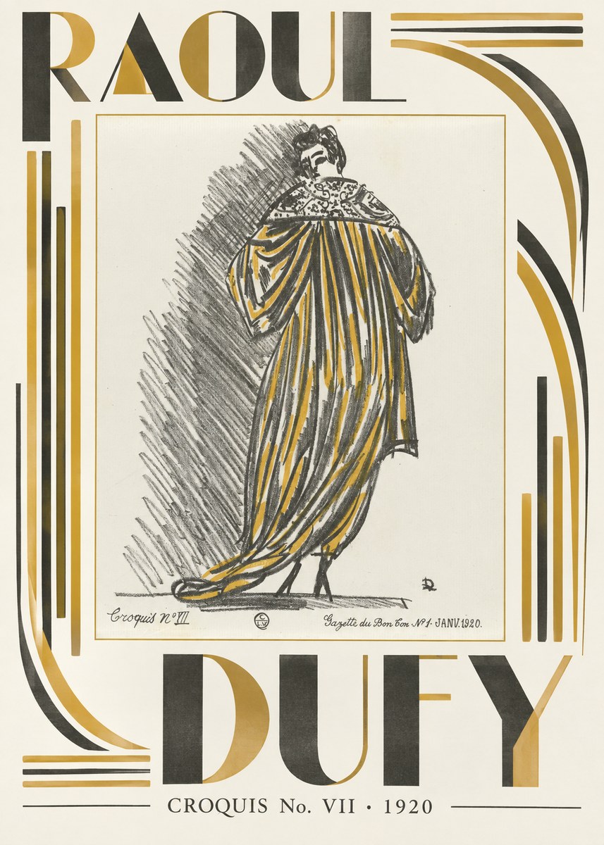 Raoul Dufy Croquis No. Vii No3 - Plakát