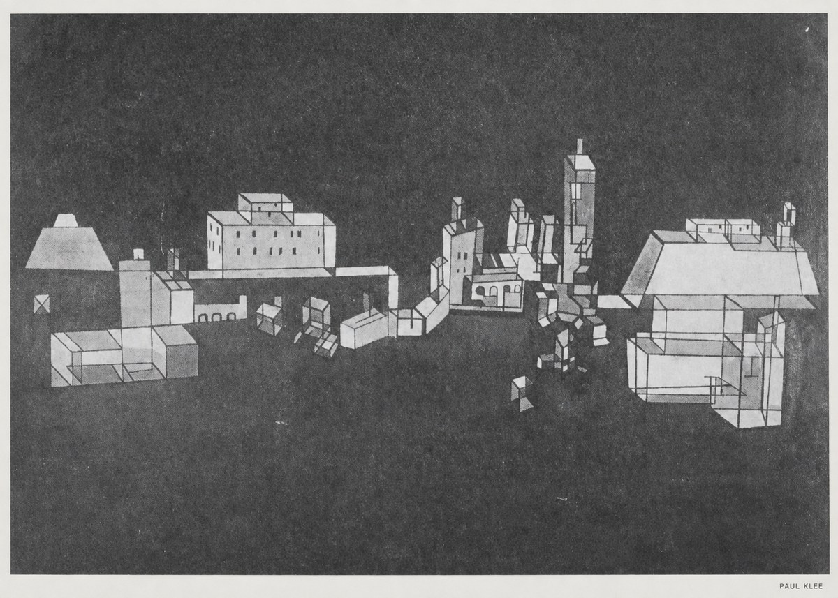Paul Klee Architectural Forms No6 - Plakát