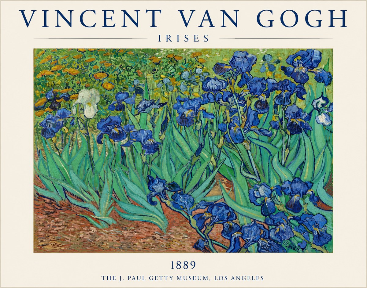 Van Gogh Irises I No1 - Plakát