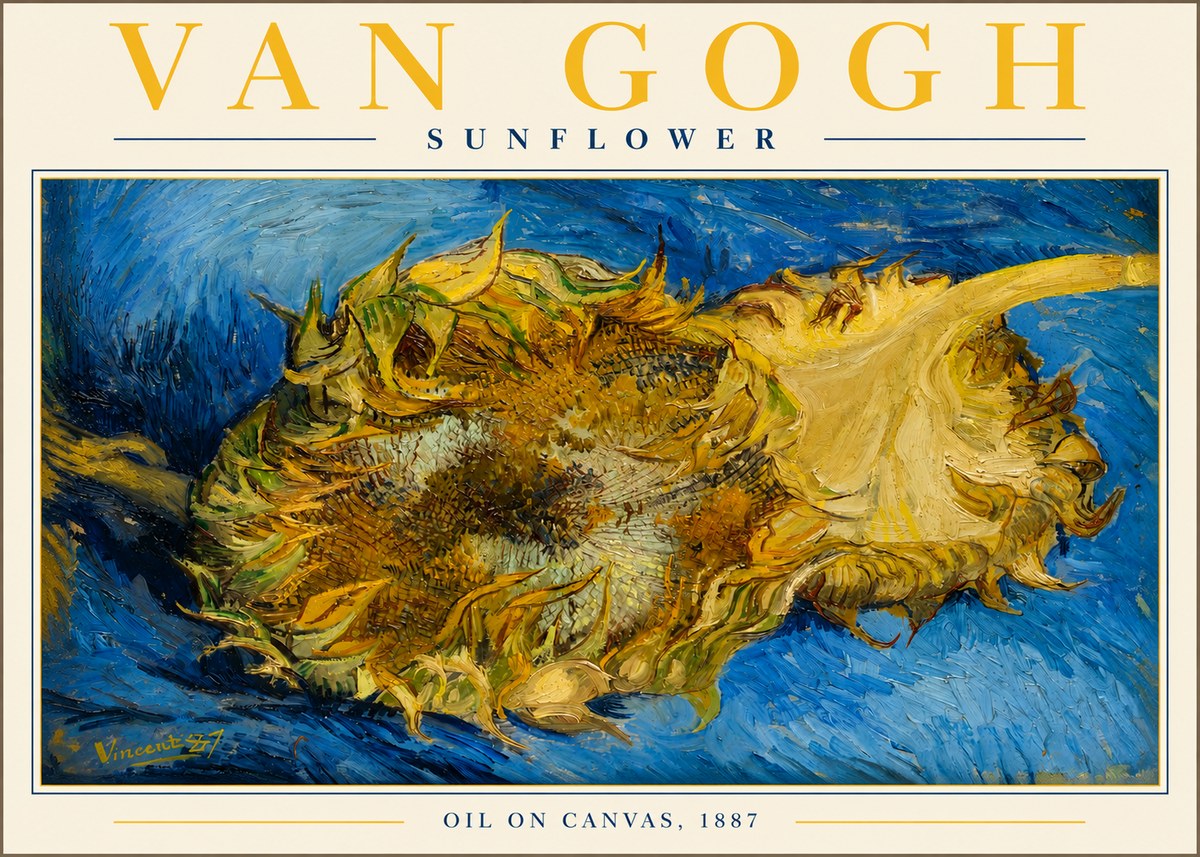 Van Gogh Sunflower No2 - Plakát