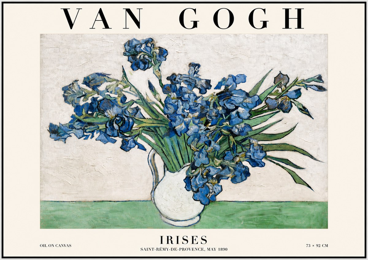 Van Gogh Irises II No6 - Plakát
