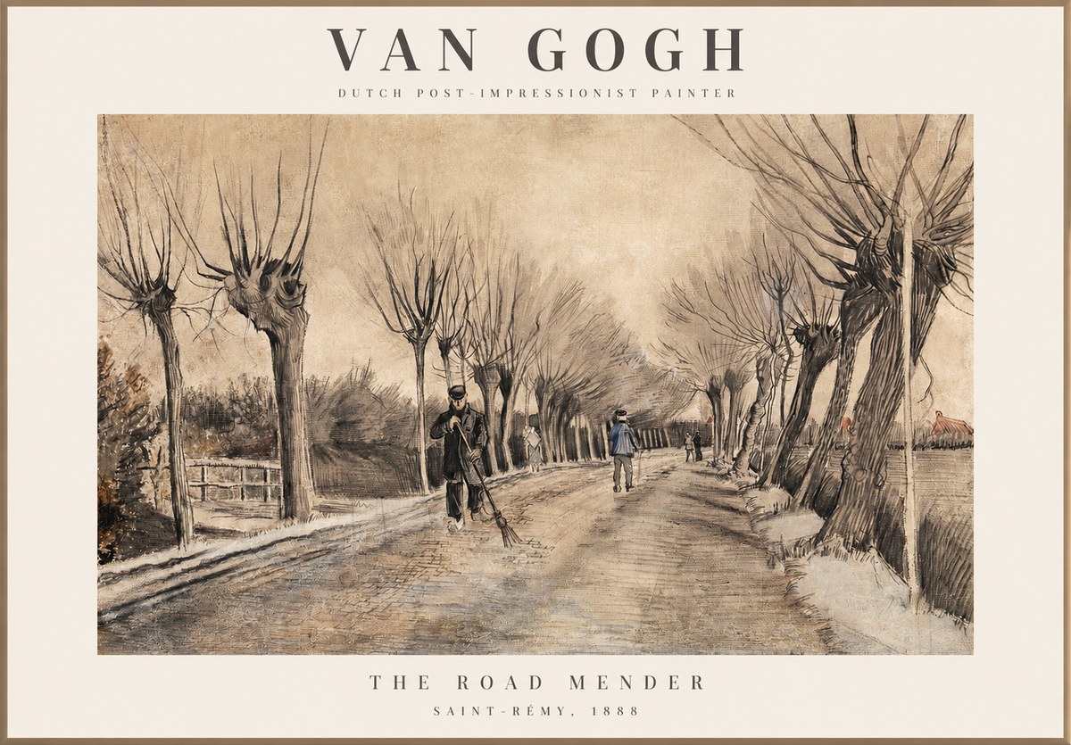 Van Gogh The Road Mender I No1 - Plakát