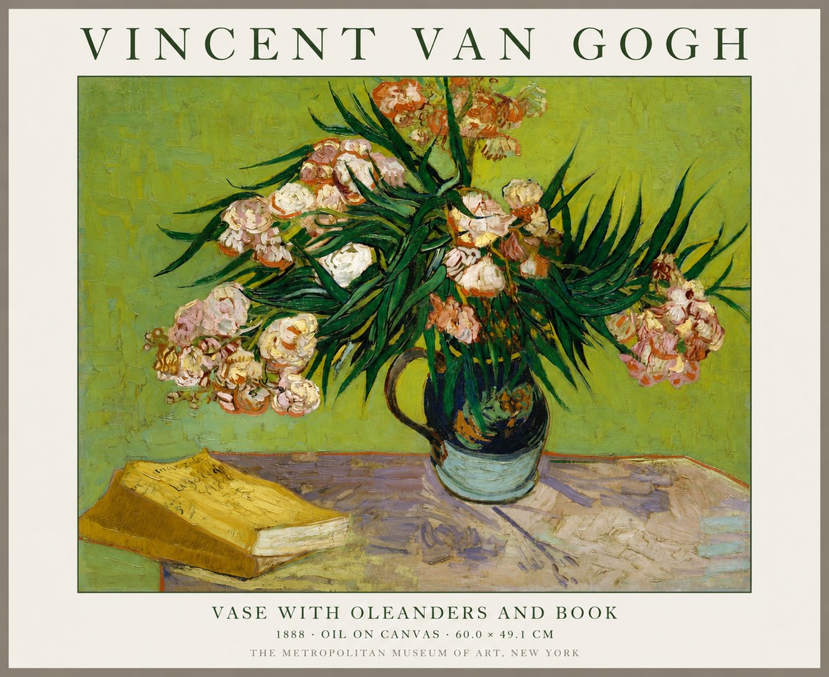 Van Gogh Oleanders No2 - Plakát