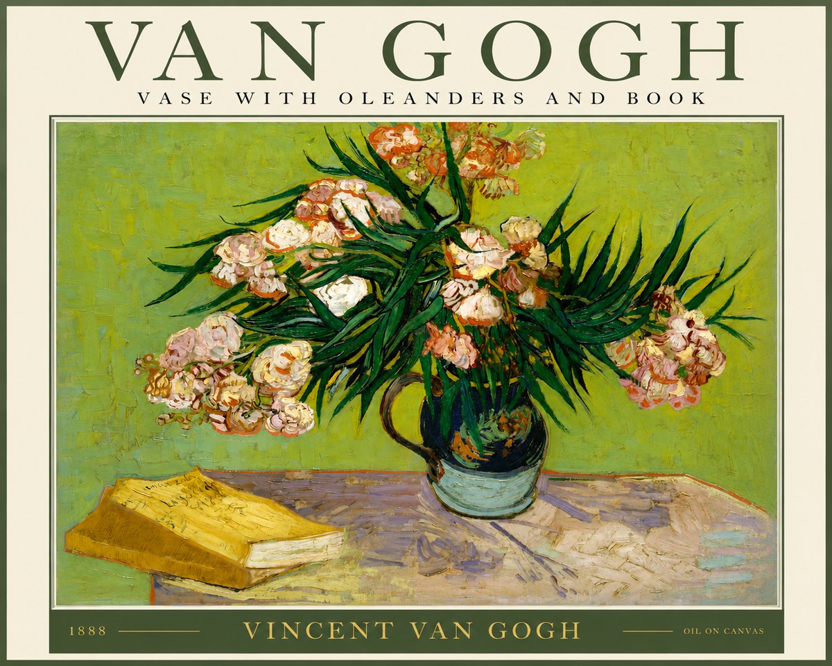 Van Gogh Oleanders No3 - Plakát