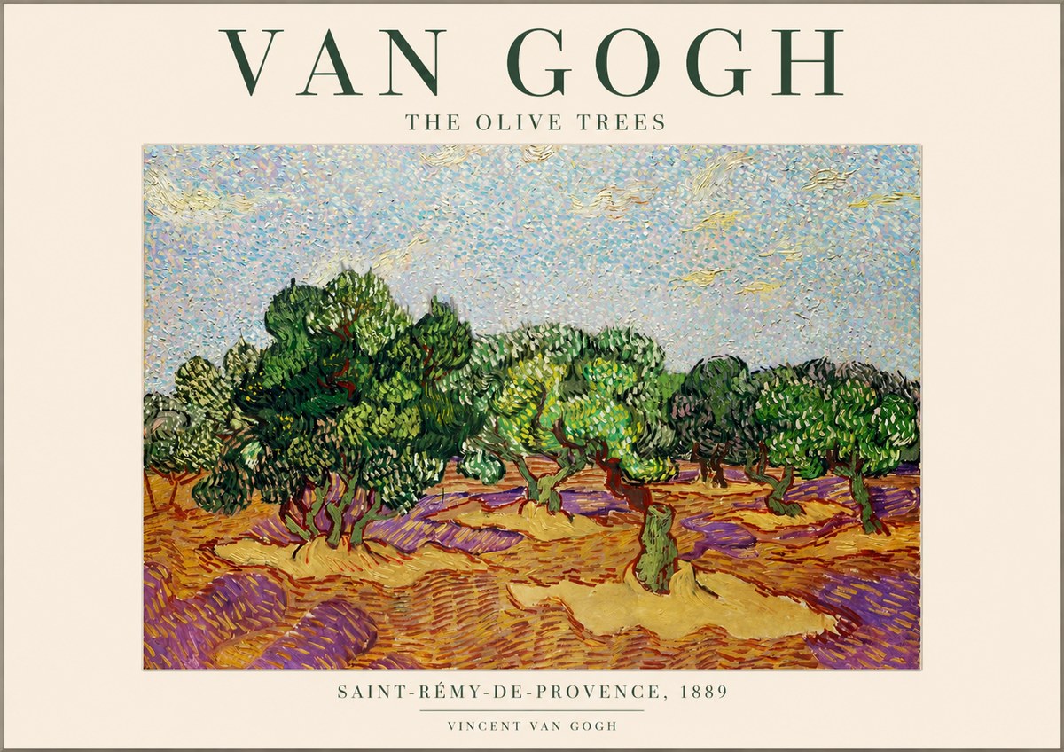 Van Gogh The Olive Trees No1 - Plakát