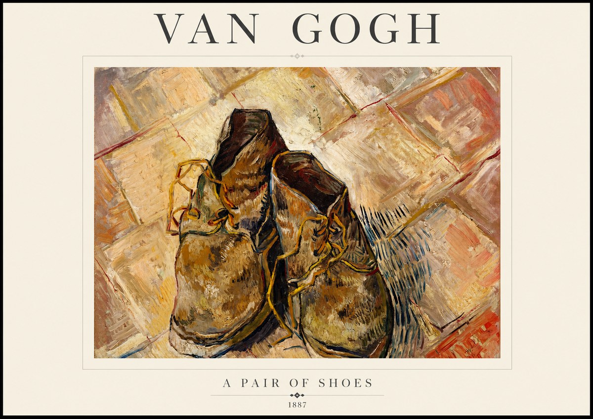 Van Gogh A Pair of Shoes No1 - Plakát