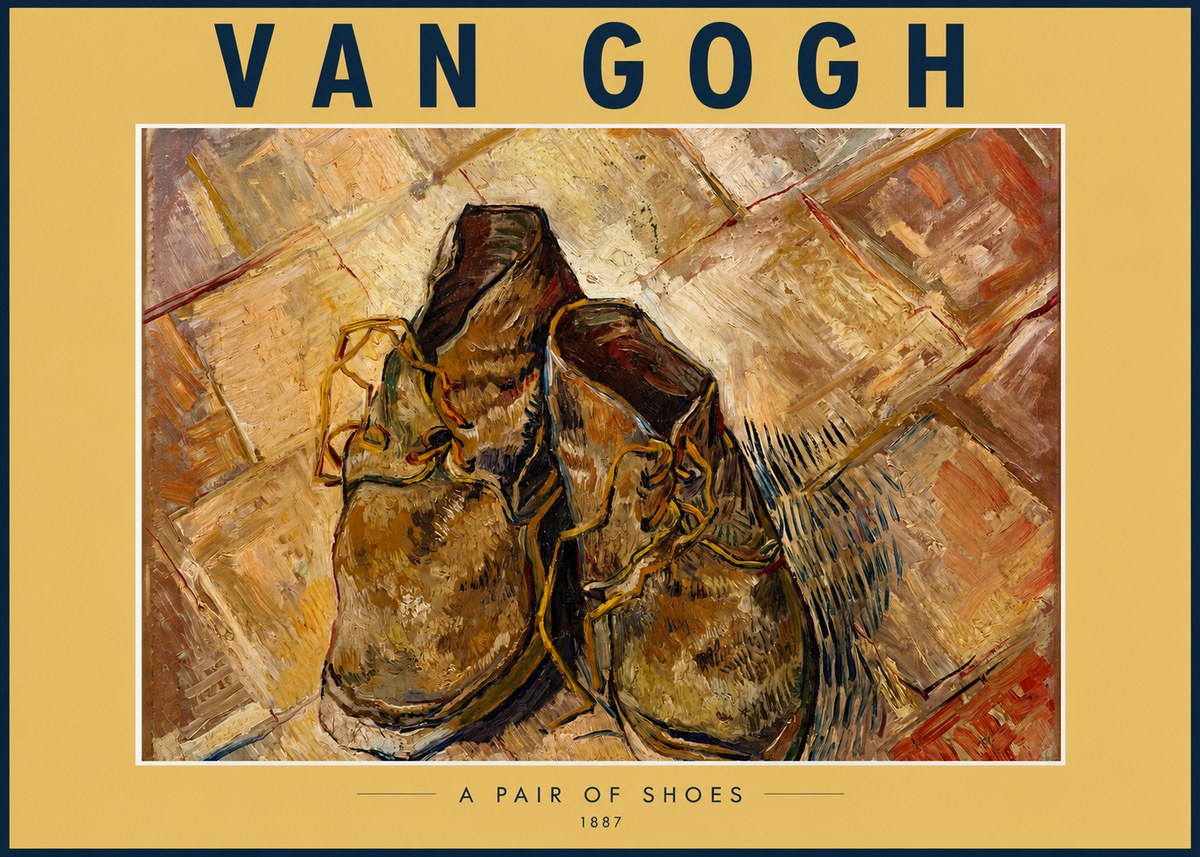 Van Gogh A Pair of Shoes No2 - Plakát