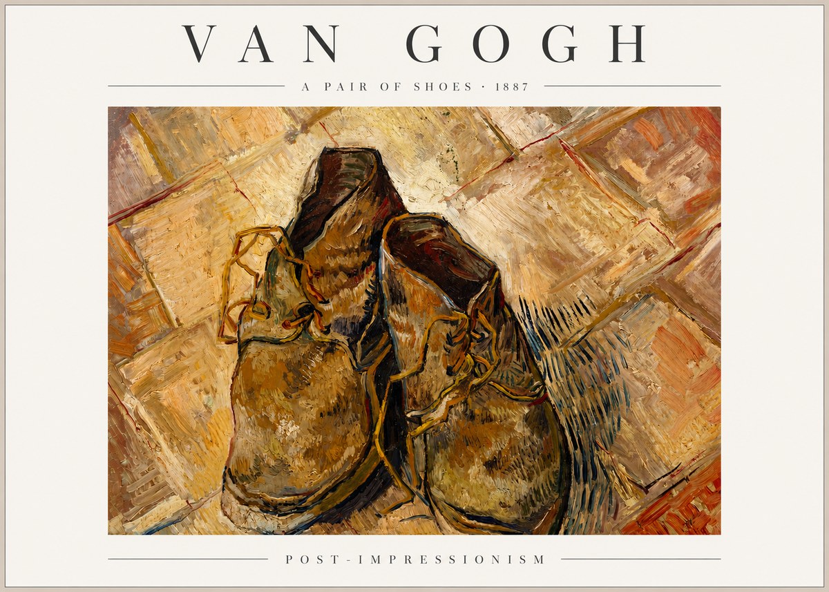 Van Gogh A Pair of Shoes No3 - Plakát