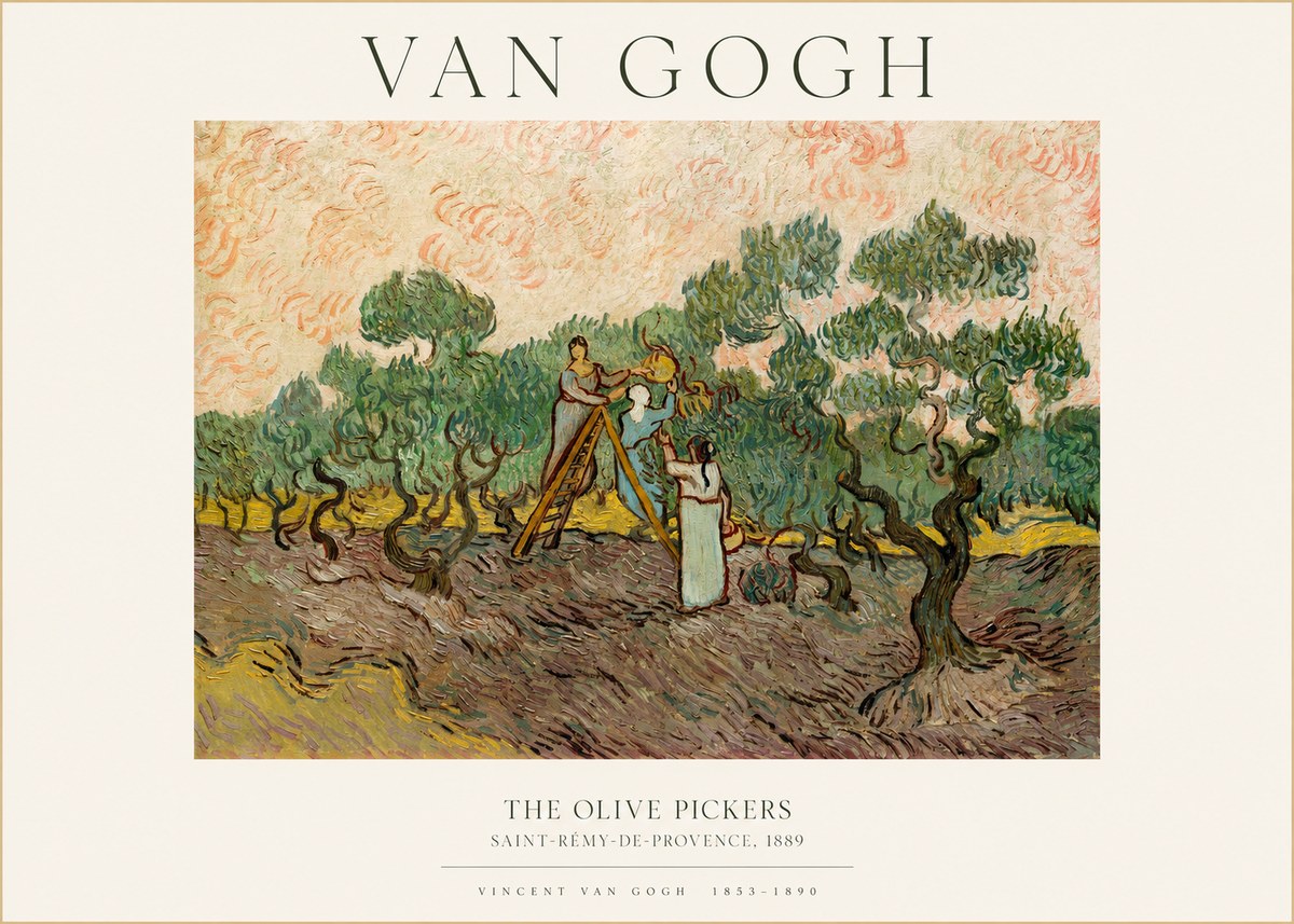 Van Gogh The Olive Pickers I No1 - Plakát