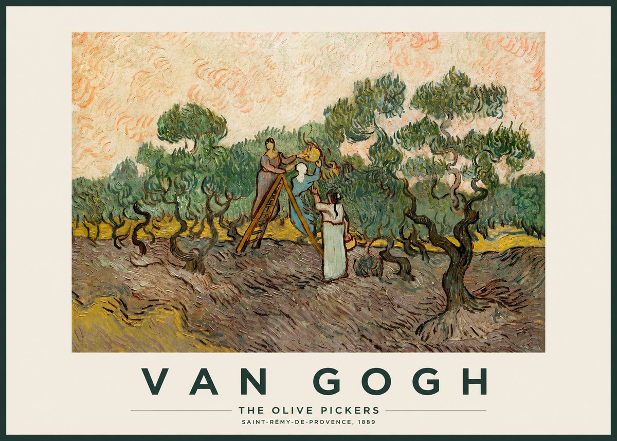 Van Gogh The Olive Pickers I No2 - Plakát