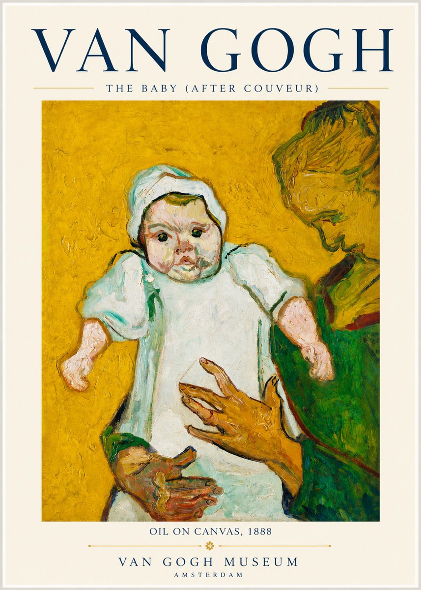 Van Gogh The Baby (After Couveur) No3 - Plakát