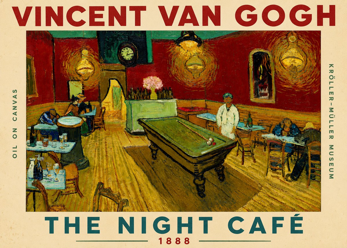 Van Gogh The Night Café II No5 - Plakát